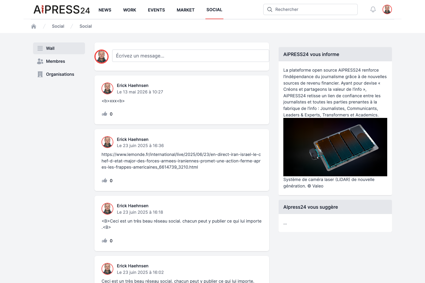 The Social Wall